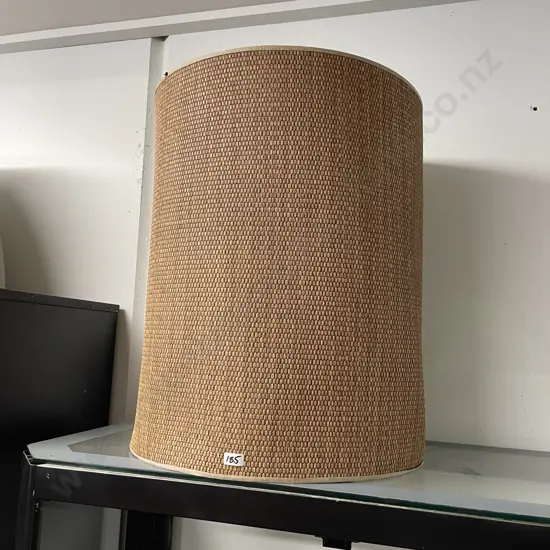 Large Mid Century Woven Standing Lamp Shade