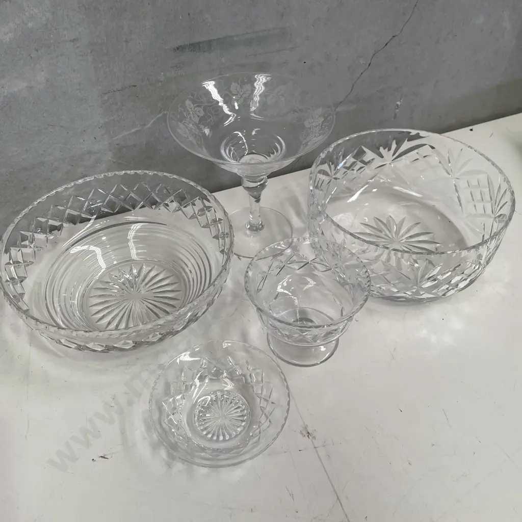 Assorted Vintage Crystal including Stuart Image 1++
