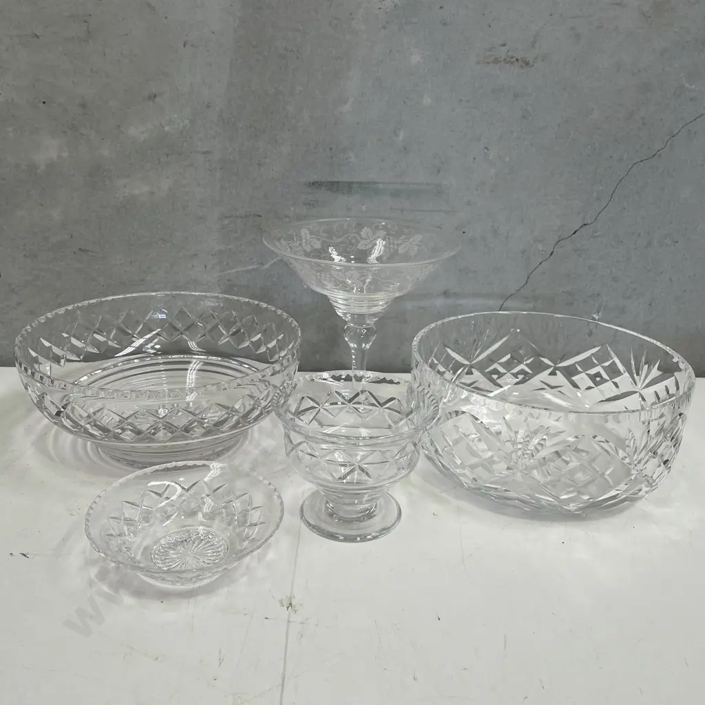 Assorted Vintage Crystal including Stuart Image 1++
