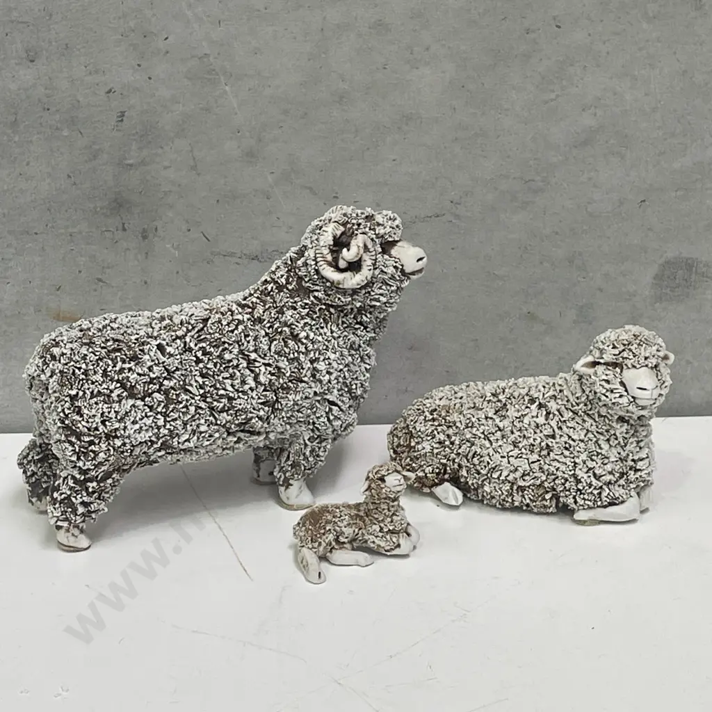 Art Pottery Sheep Figurines Image 1++