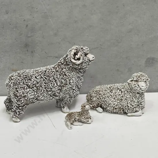 Art Pottery Sheep Figurines