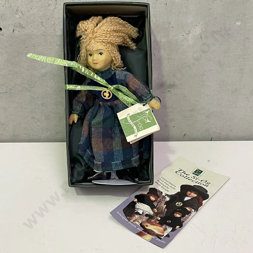 Boxed "The Si-Og Collection" Unique Irish handmade Doll Image 1++