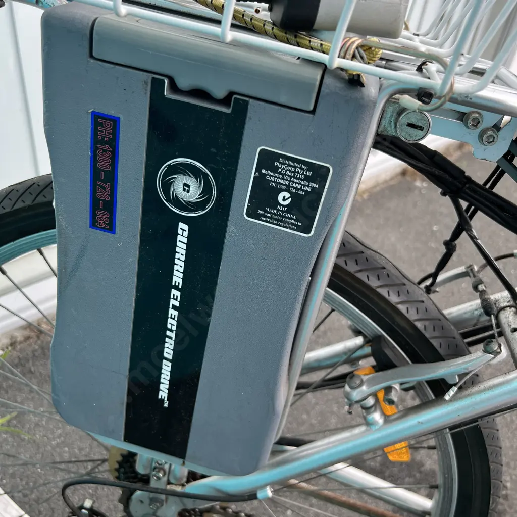 EZip Electric Trailz Bike with front and back baskets Image 1++