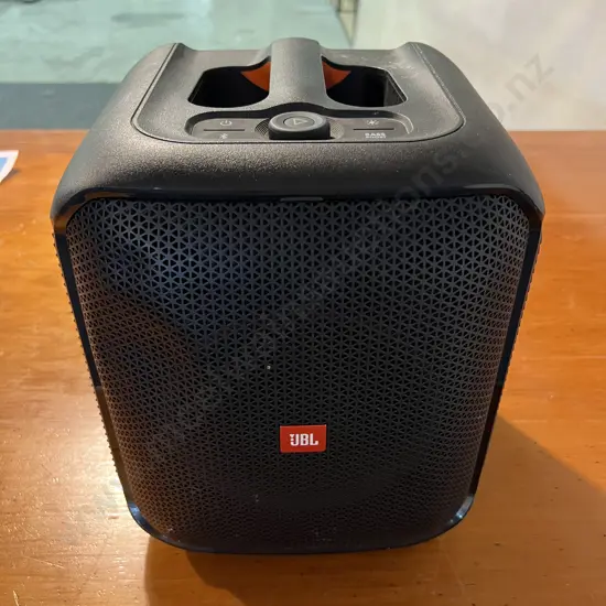 Portable Black JBL Party Box Encore Essential Speaker, has charge