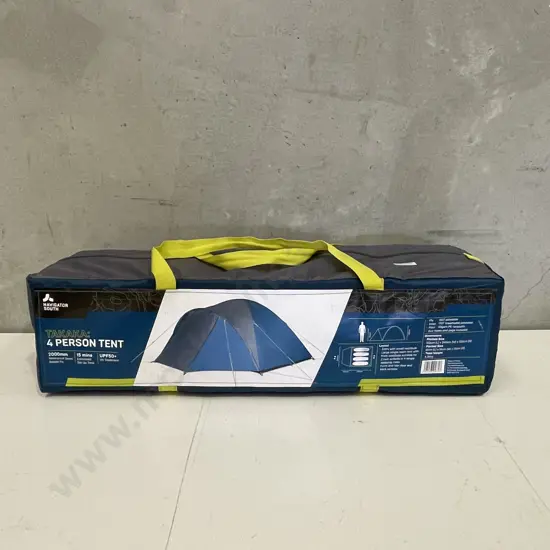 Navigator South 4 person Tent. As new in Box within bag