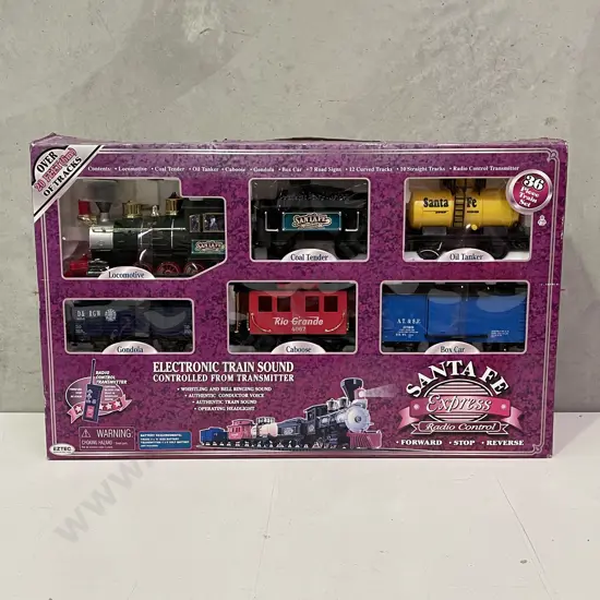 Boxed "Santa Fe Express" Train Set