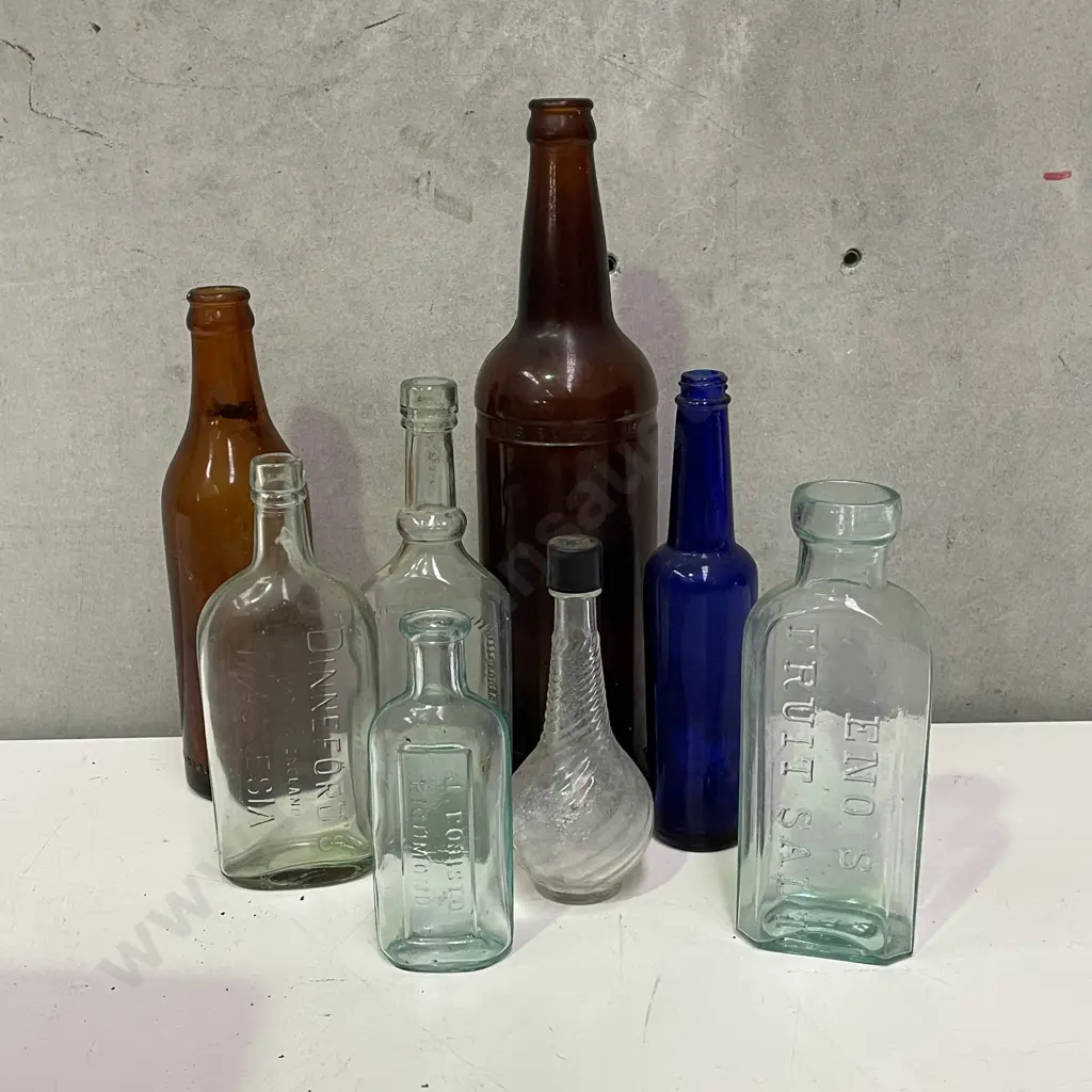 Vintage Glass Bottles Image 1++