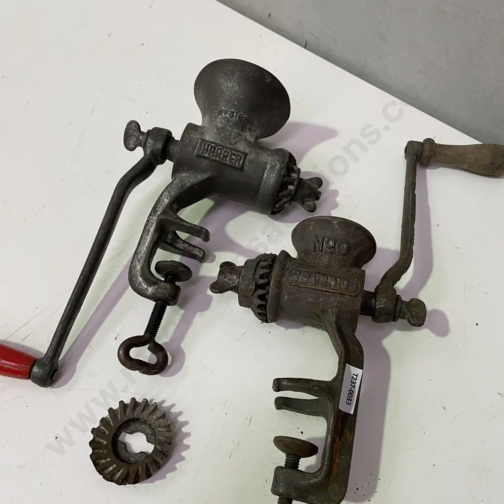Antique Mincers: Harper and Beatrice Image 1++