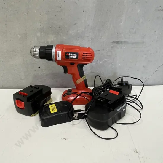 Black and Decker Drill with two batteries