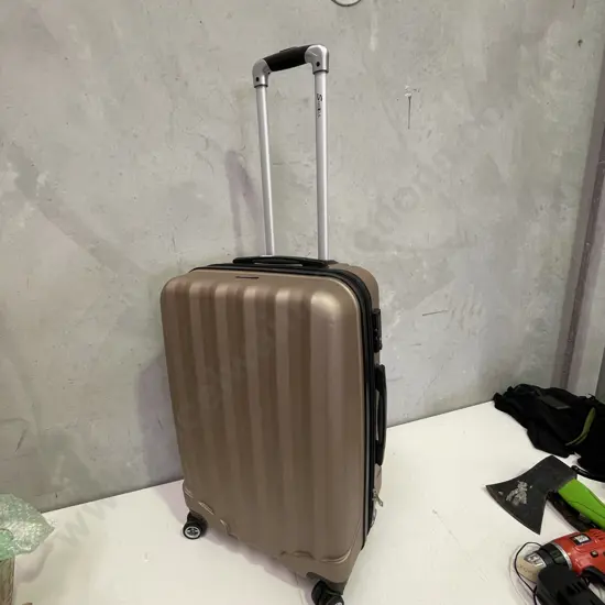 Stelxis Bronze Coloured Suitcase on wheels