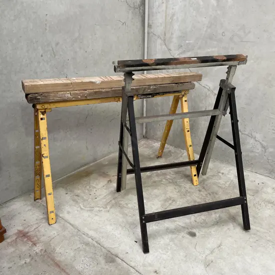Folding Saw Horse with one other folding bench