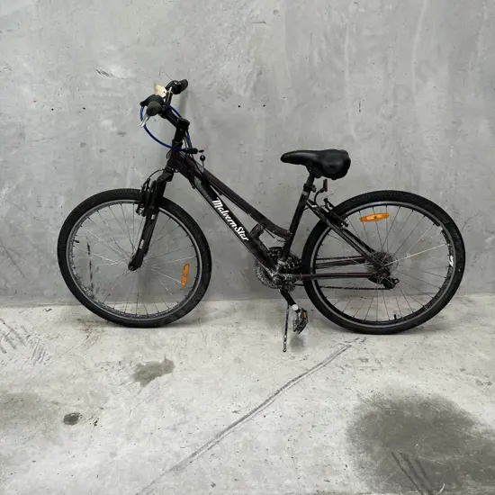Purple Malvern Star Mountain Bike with Lock w keys. Serial No H07254SNFSD16