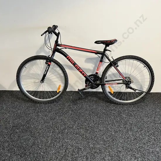 Black and Red Milazo Bike, 18 Speed, Size Medium