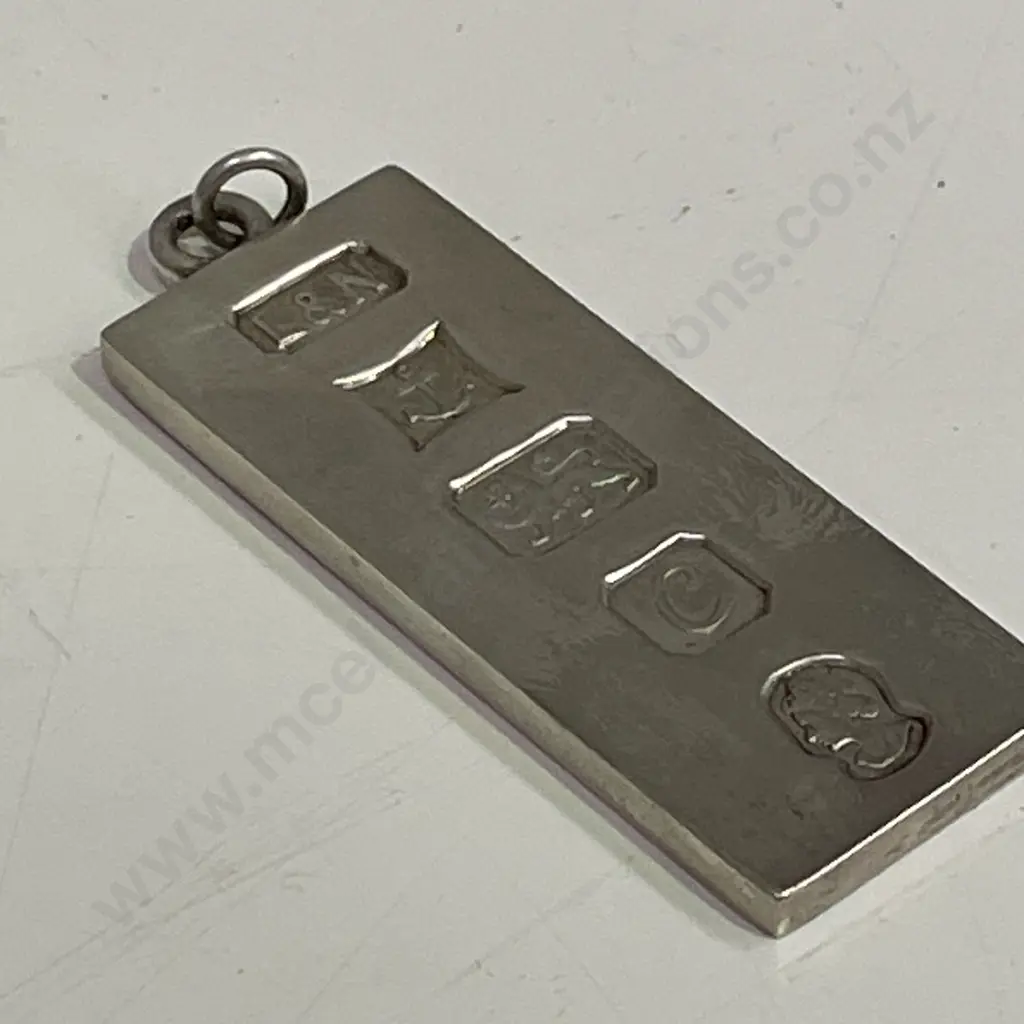 Birmingham L & N Solid Silver Ingot. 30.4gms Image 1++