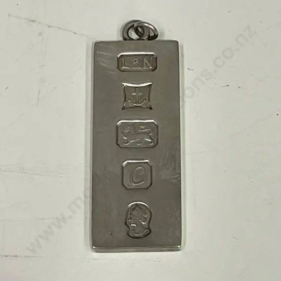 Birmingham L & N Solid Silver Ingot. 30.4gms