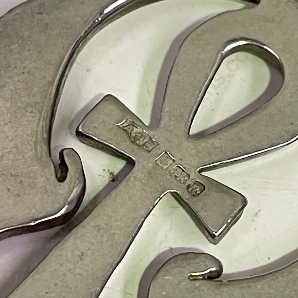 Hallmarked Sterling Silver Religious Cross Pendant. Hallmarked as shown Image 1++