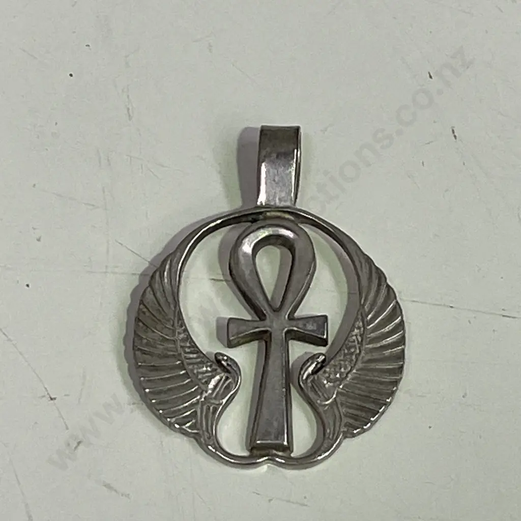 Hallmarked Sterling Silver Religious Cross Pendant. Hallmarked as shown Image 1++