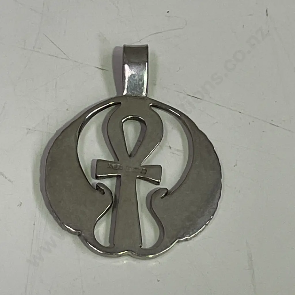 Hallmarked Sterling Silver Religious Cross Pendant. Hallmarked as shown Image 1++