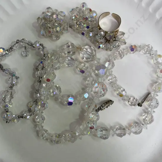 Assorted Vintage Diamante Jewellery