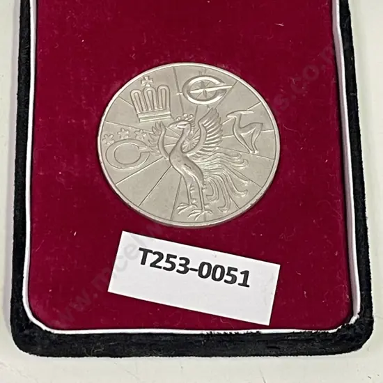 Pheli Mint Toyota Silver Coin, in case.