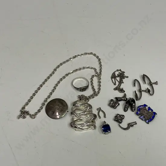 Assorted Silver Jewellery. Some Sterling Silver