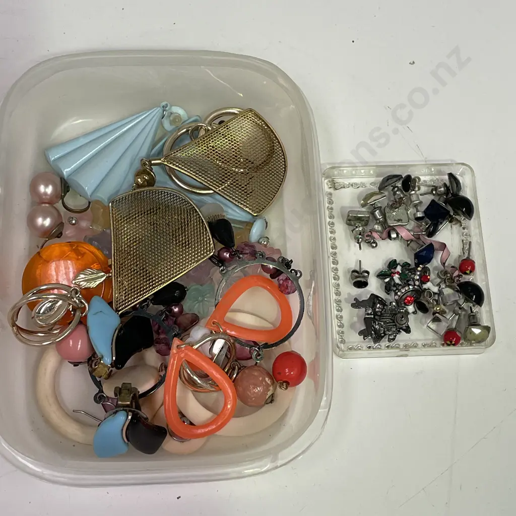 Large Assortment of Earrings Image 1++
