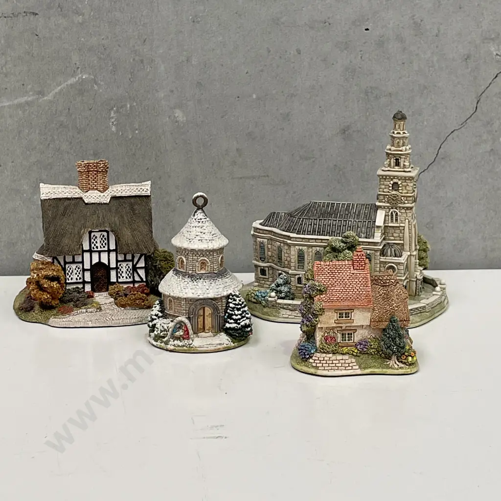 Lilliput Lane Britains Heritage Items: Oranges and Lemons, Finders Keepers, 2000 Xmas Ornament and Cottage Image 1++