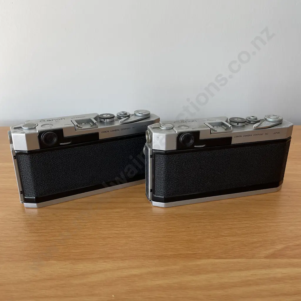 Pair of Vintage Canon Model L2 Cameras. No 520278/533334 Image 1++