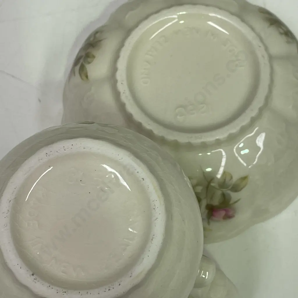 Crown Lynn Small Wash Jug and Bowl. Both numbered as shown Image 1++