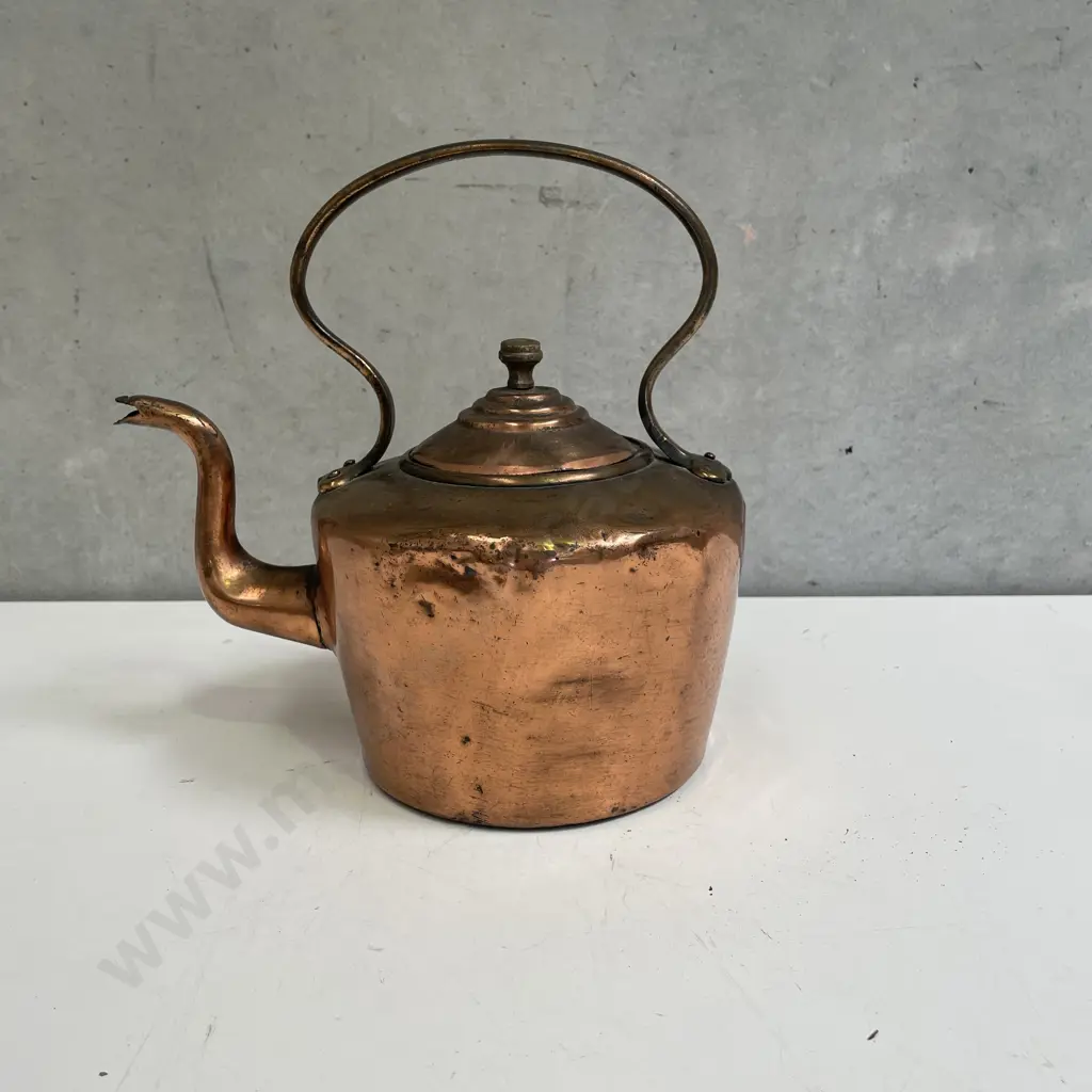 Antique Copper Teapot Image 1++