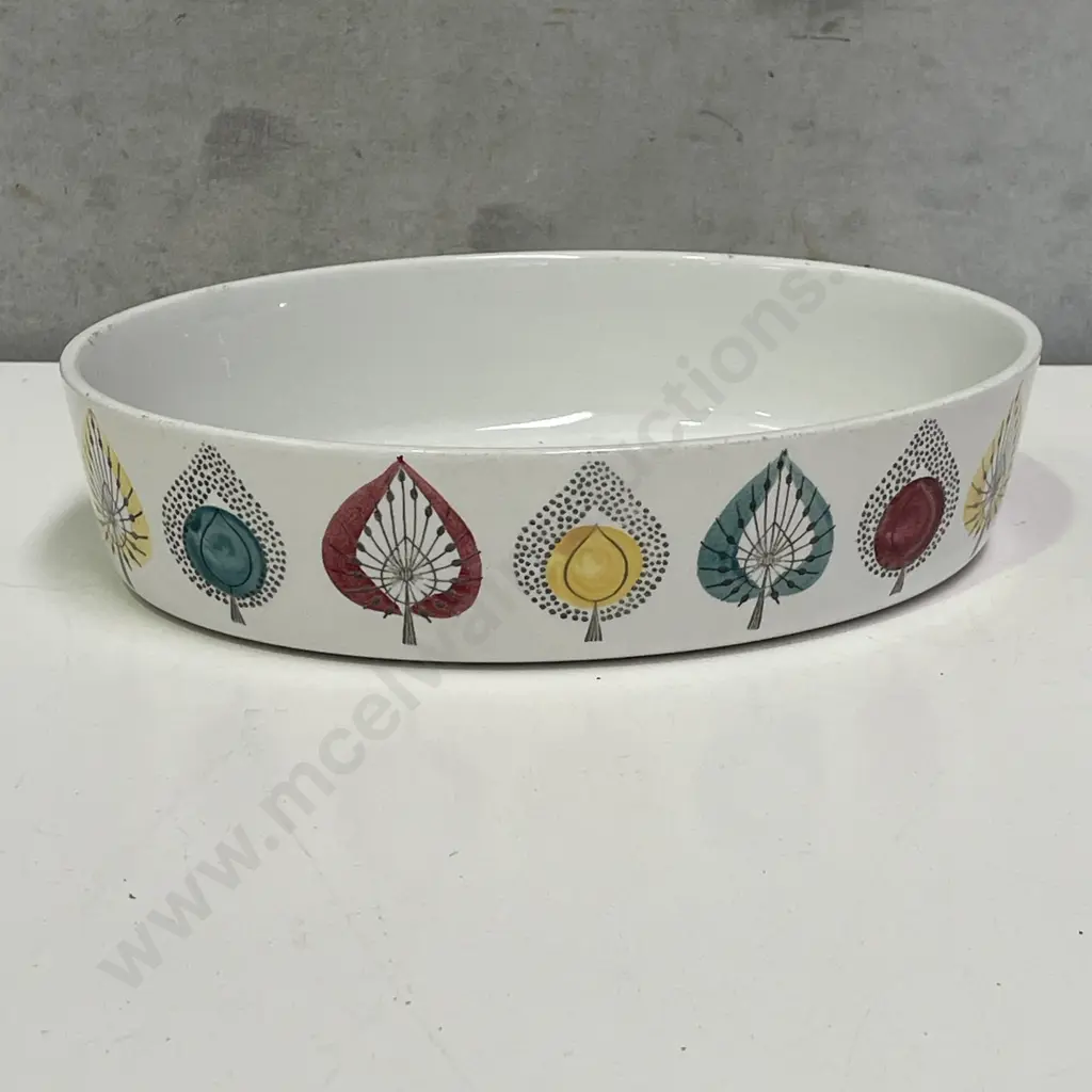 Swedish Mid Century Calypso Oval Oven Dish Image 1++