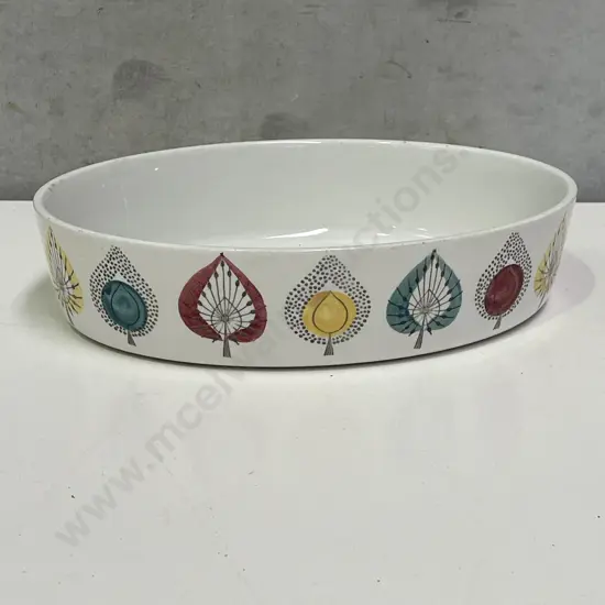 Swedish Mid Century Calypso Oval Oven Dish