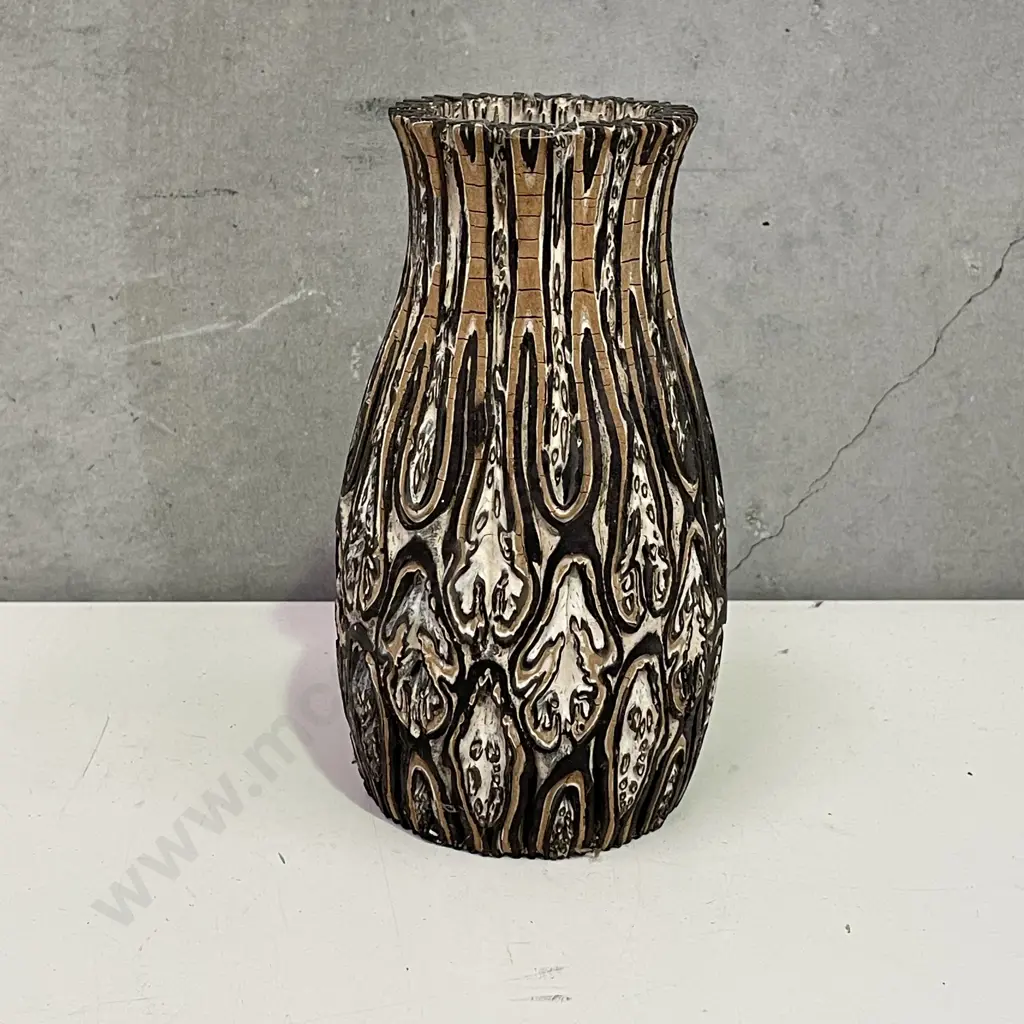 NZ Crafted Ponga Vase H21cm Image 1++