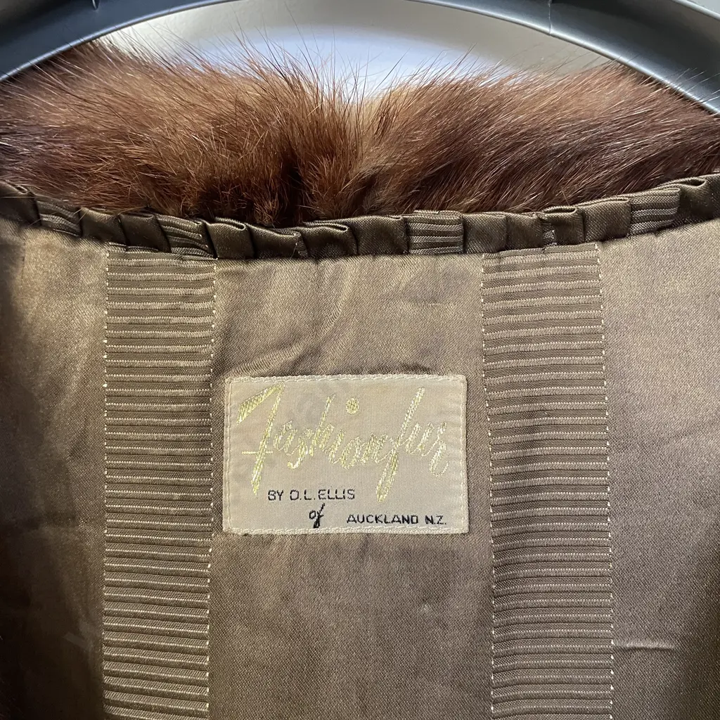 Vintage FashionFur Coat by D.L.Ellis of Auckland NZ Image 1++