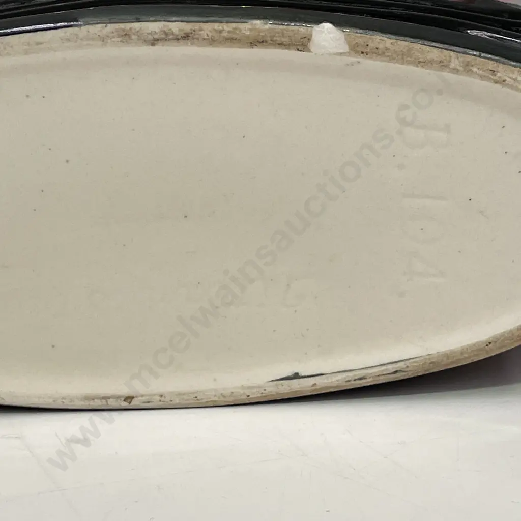 Vintage Titian Studio Ware Trough Vase. With original label. af as shown. L19cm Image 1++