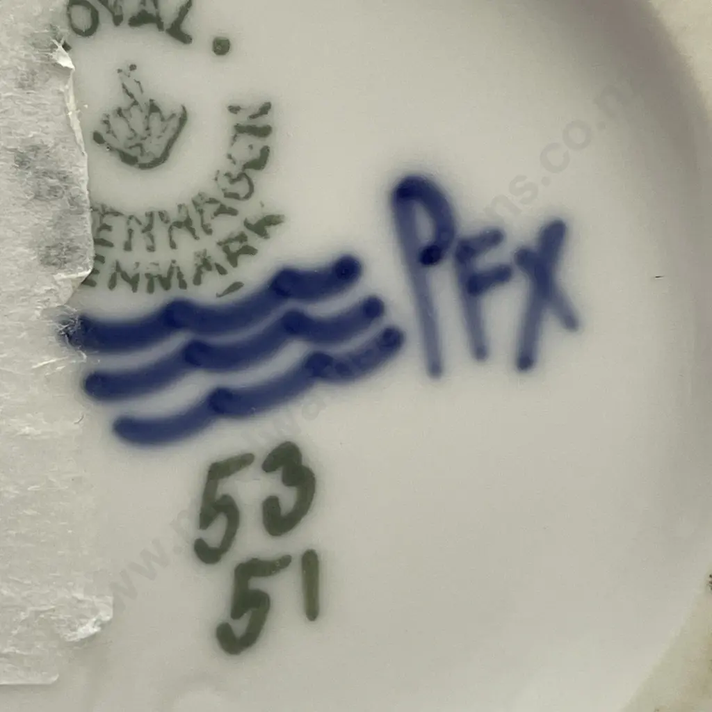 Royal Copenhagen Signed Floral Vase. H21.5cm Image 1++