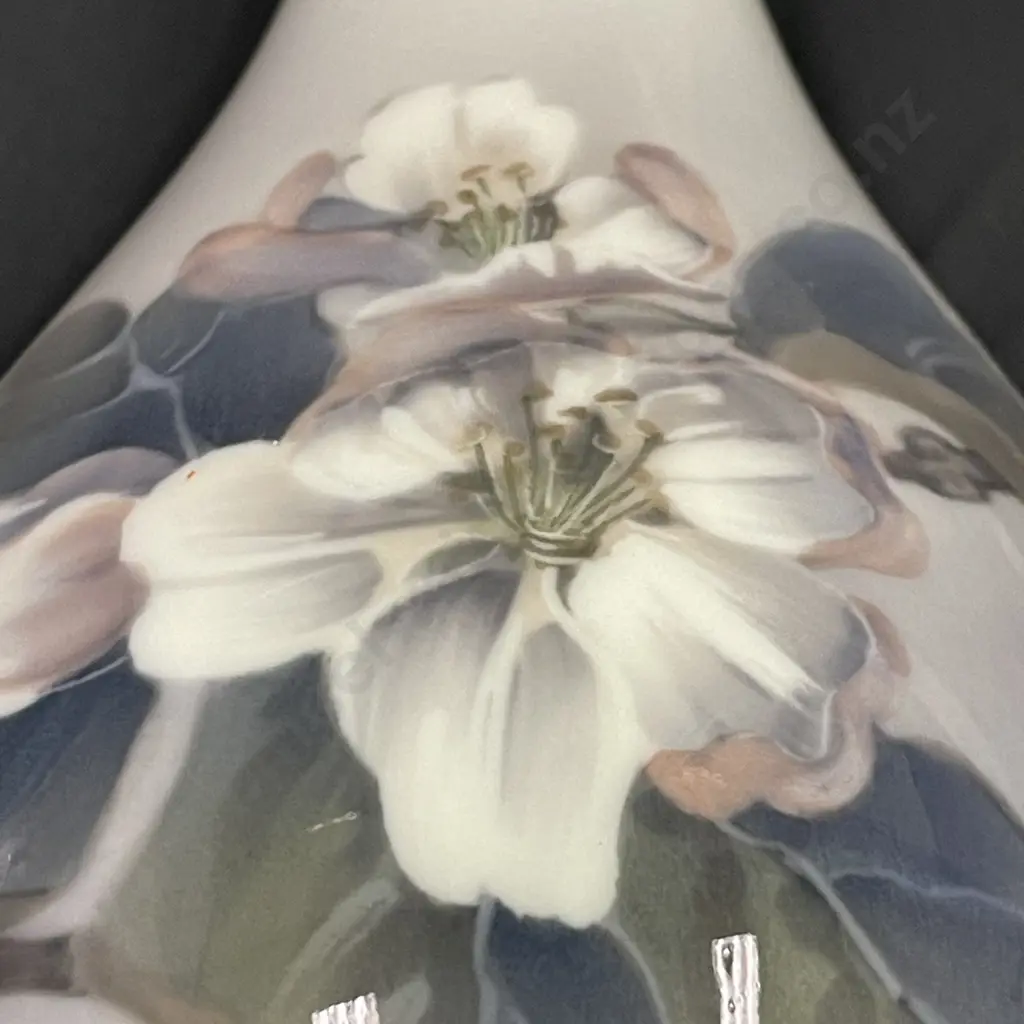Royal Copenhagen Signed Floral Vase. H21.5cm Image 1++