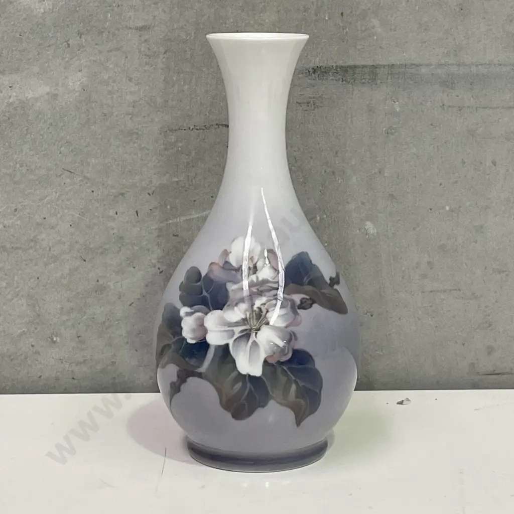 Royal Copenhagen Signed Floral Vase. H21.5cm Image 1++