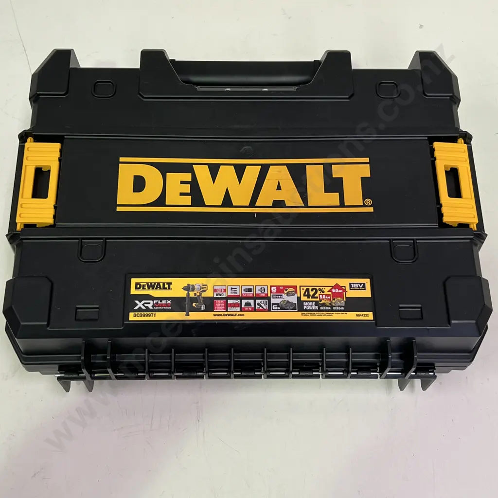 As New Cased DeWALT 18V XRP Hammer Drill Driver With FLEXVOLT ADVANTAGE – 1 X 6Ah Image 1++