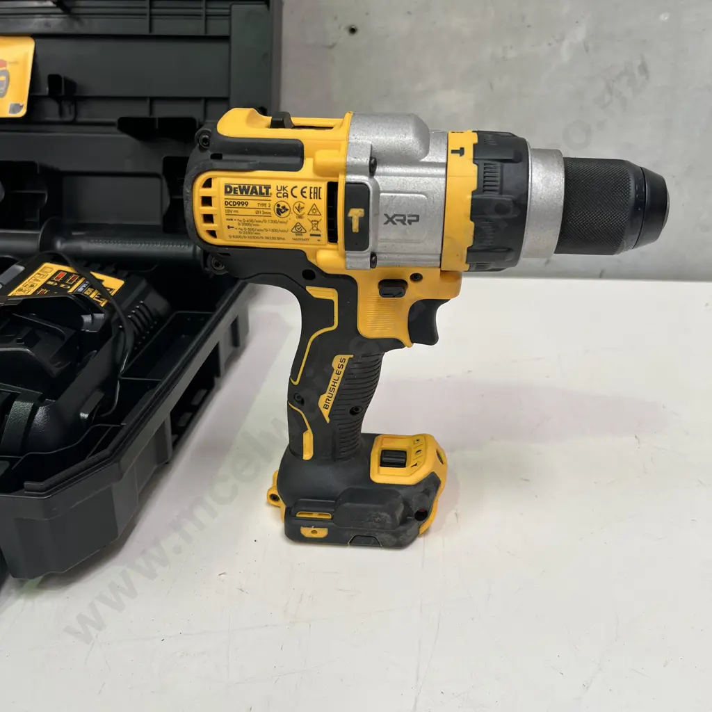 As New Cased DeWALT 18V XRP Hammer Drill Driver With FLEXVOLT ADVANTAGE – 1 X 6Ah Image 1++
