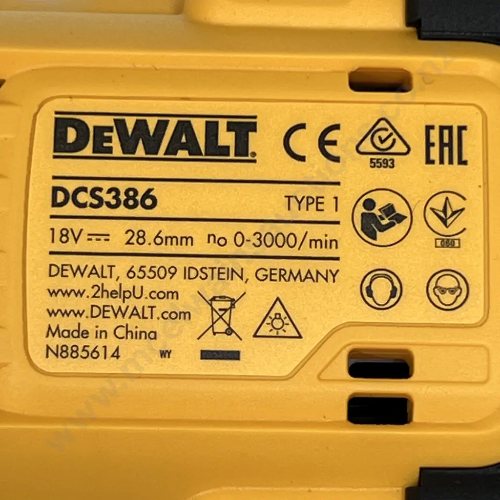 As New DeWALT 18V Reciprocating Saw. Model DCS386. Tool only Image 1++