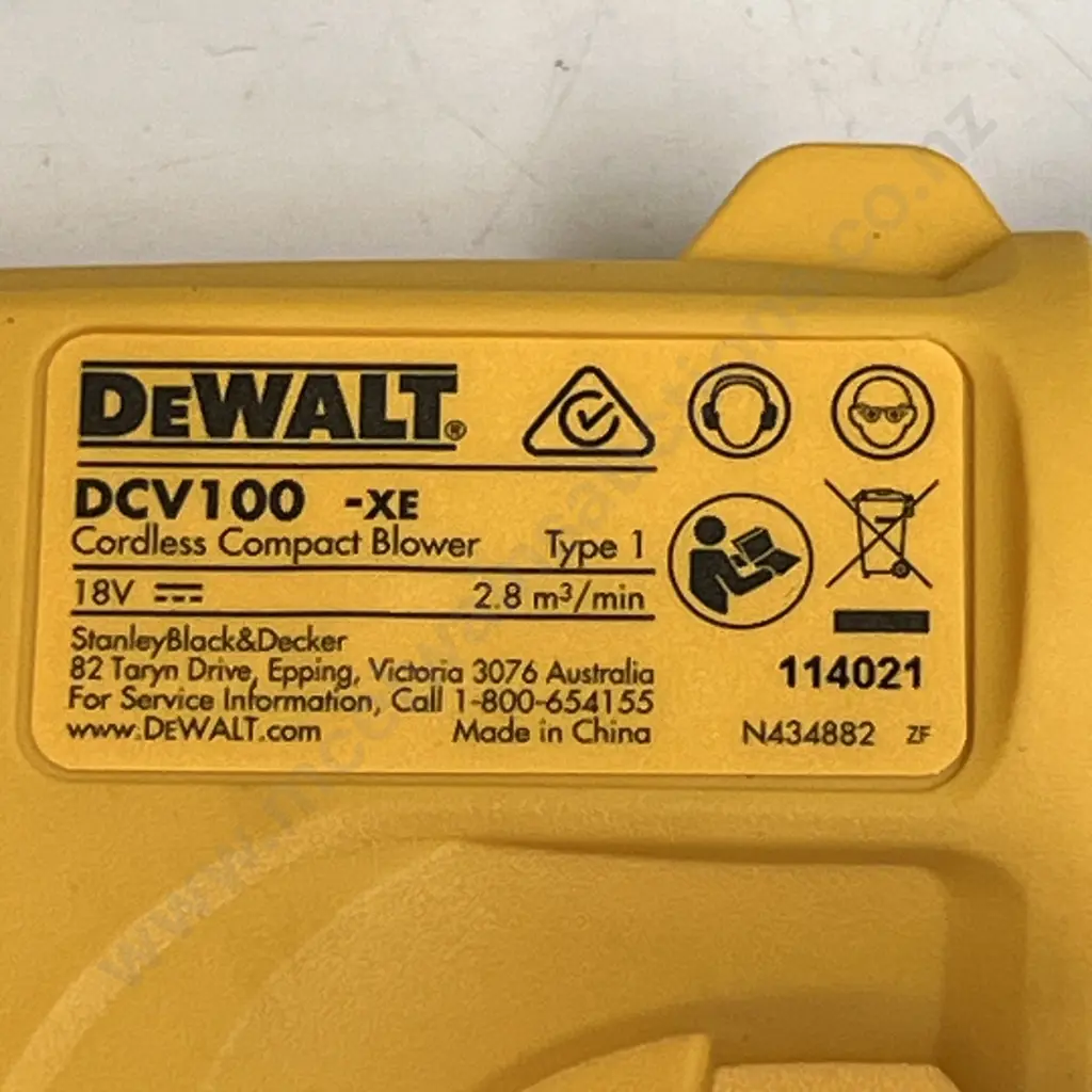 As New DeWALT DCV100-XE 18V XR Blower, Tool Only Image 1++