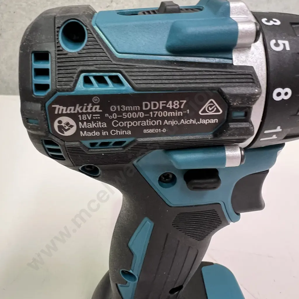 Boxed As New Makita 18V Brushless Sub-Compact Driver Drill. Tool only. Model DDF487 Image 1++