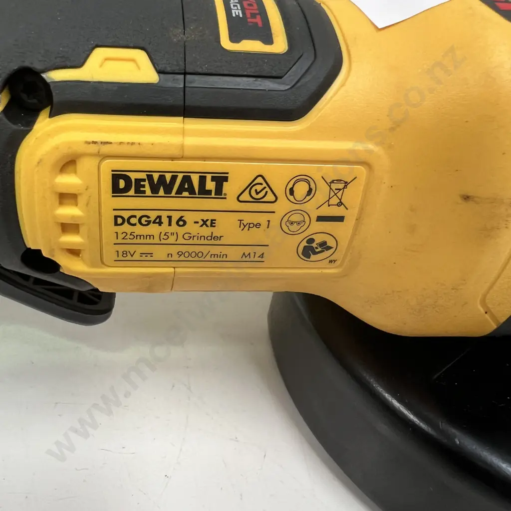 DeWALT Grinder. Model DCG416. Tool Only Image 1++