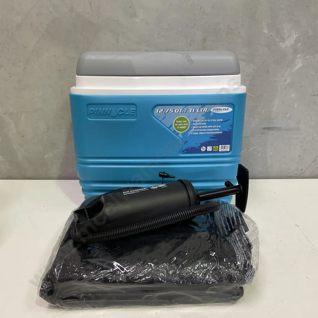 Pinnacle Chilli Bin with as New Air Mattress and Bestway Pump Image 1++