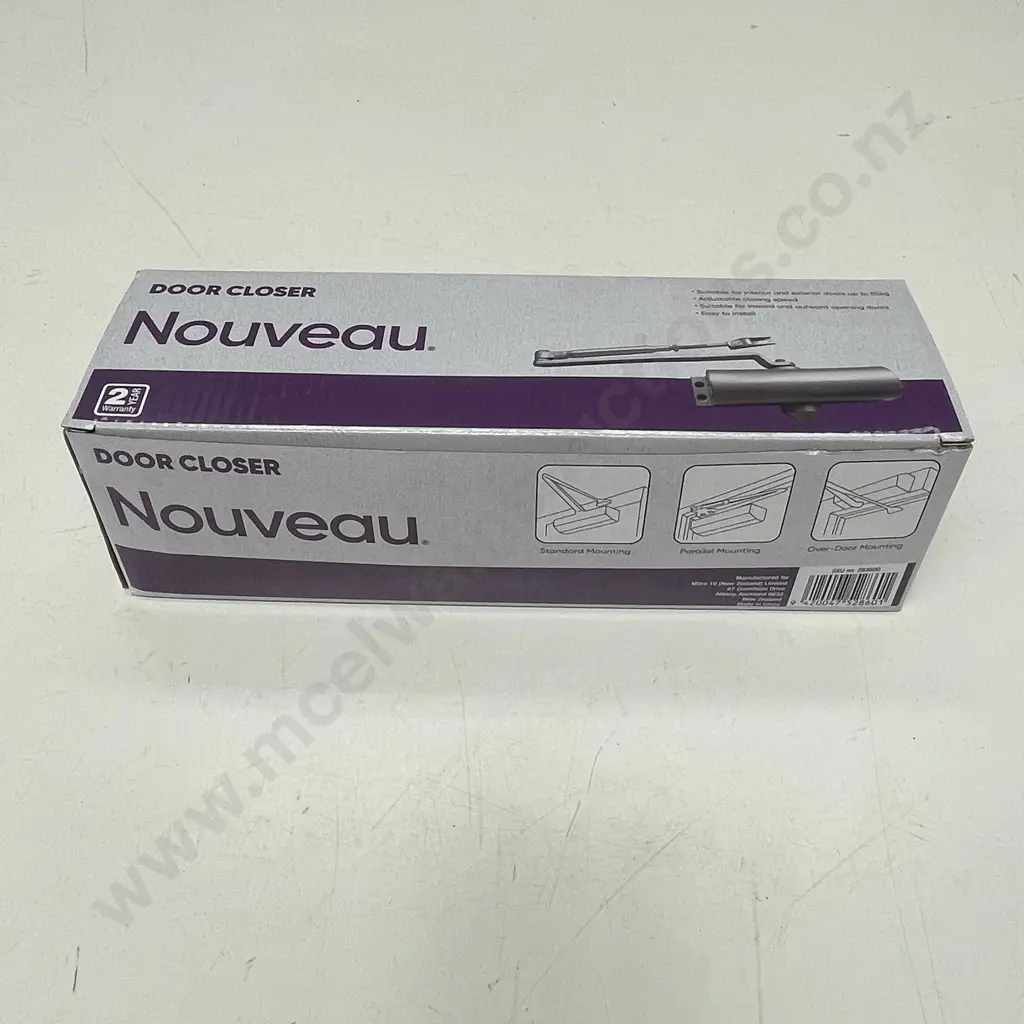 As New Boxed Nouveau Door Closer Image 1++