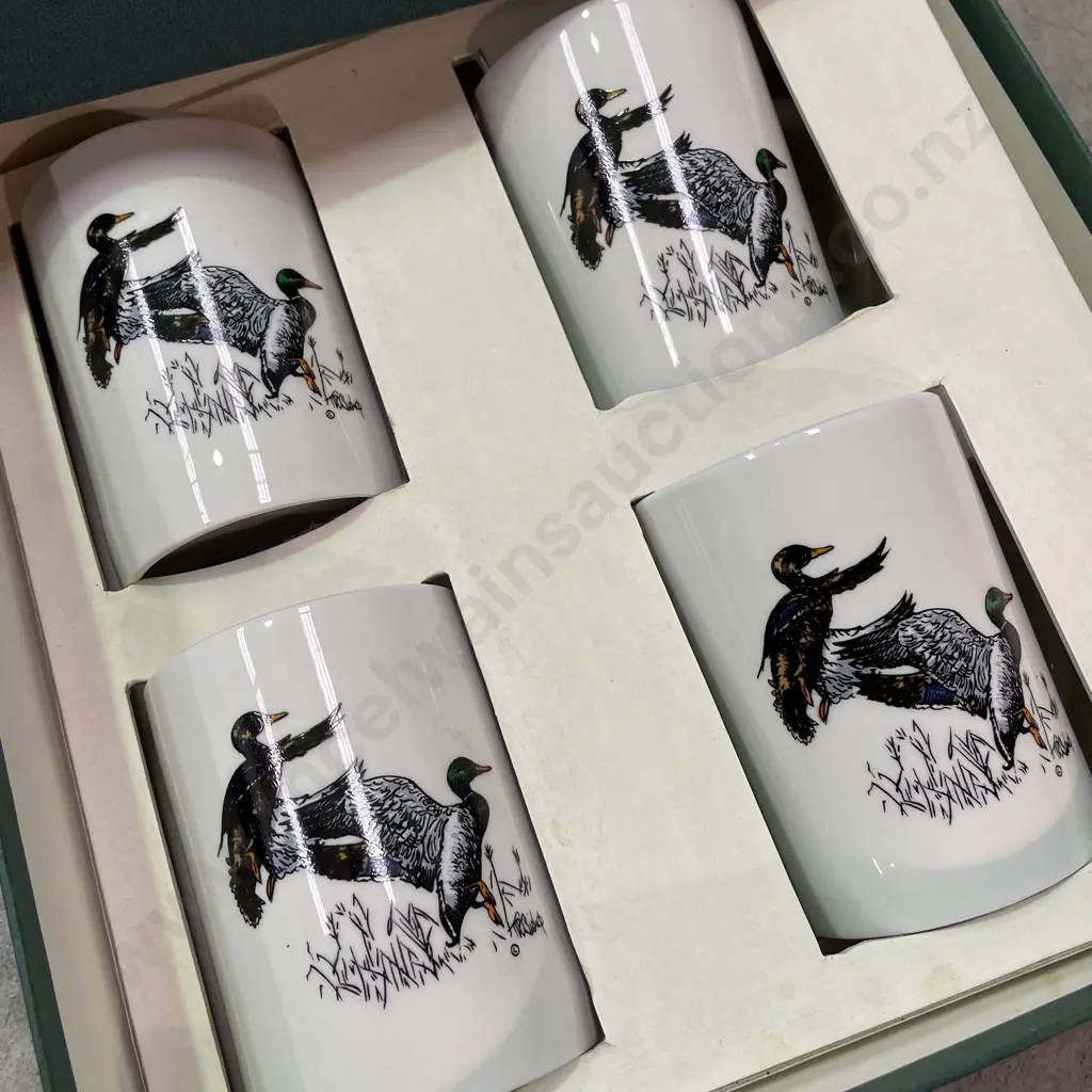 Boxed Set of Richard ? Duck Mugs Image 1++