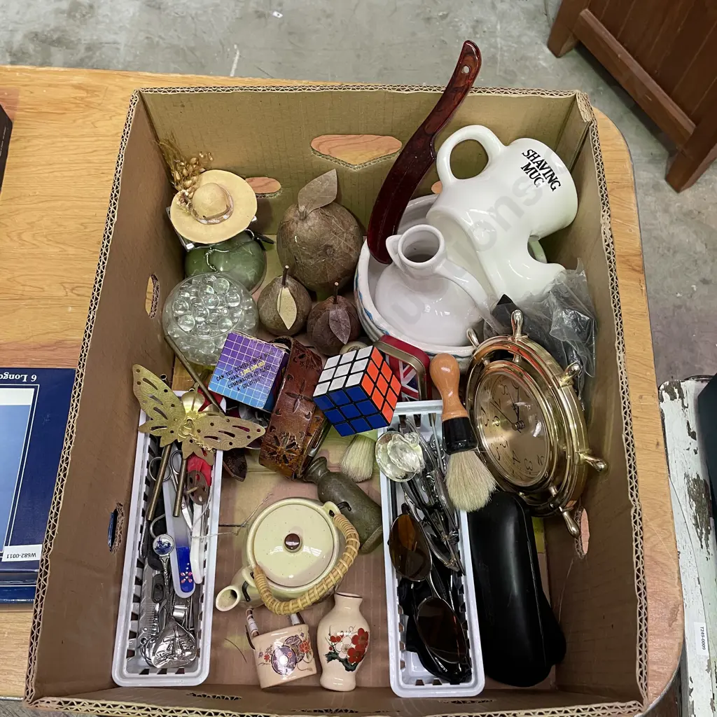 Box of Assorted Items Image 1++