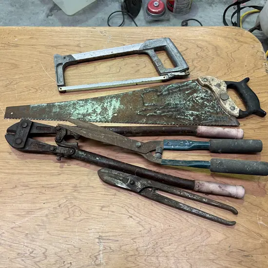 Bolt cutters, loppers, handsaws etc