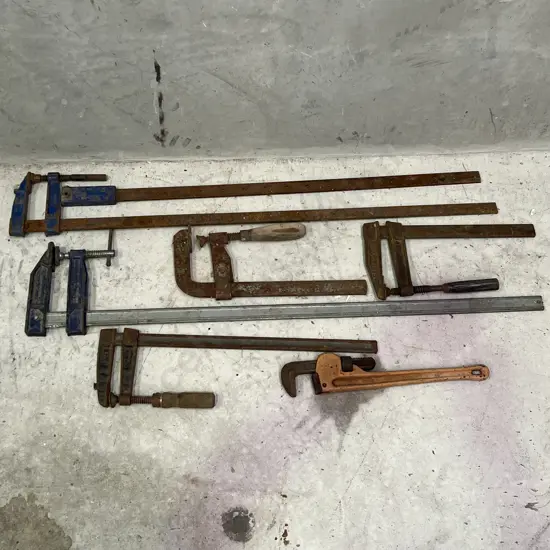 Selection of vintage clamps